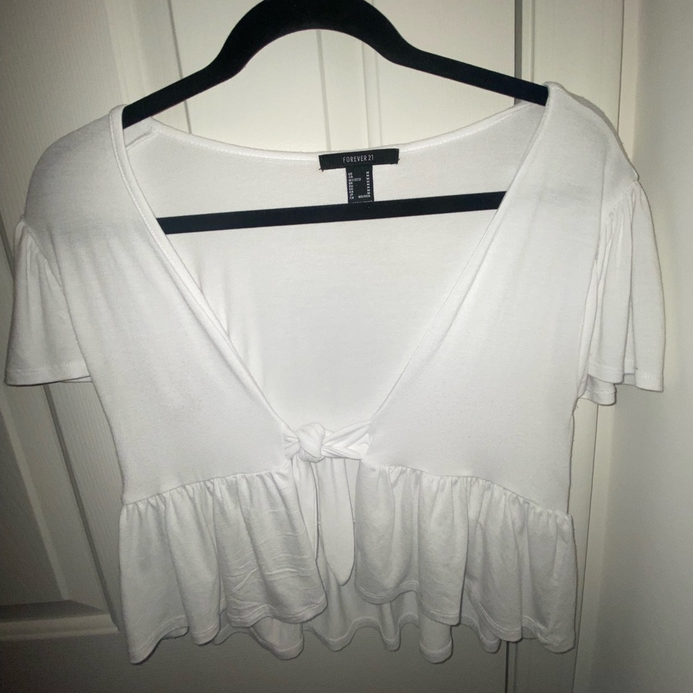 White going out top